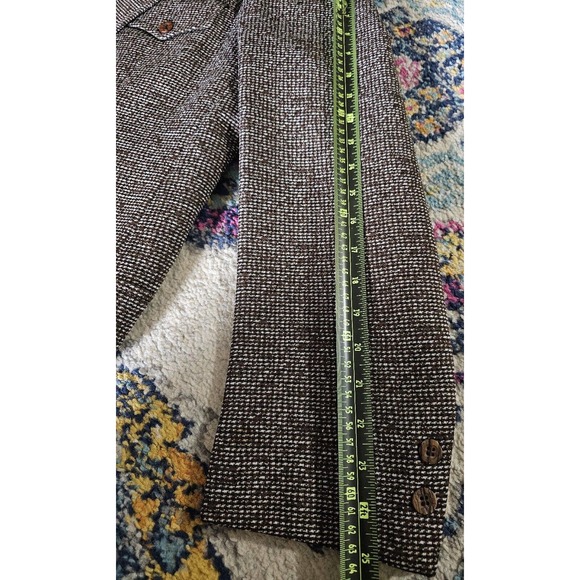 VINTAGE Michael/Sterns Sport Coat Wool 2 Button Business Jacket Blazer Retro 44 - Picture 11 of 11